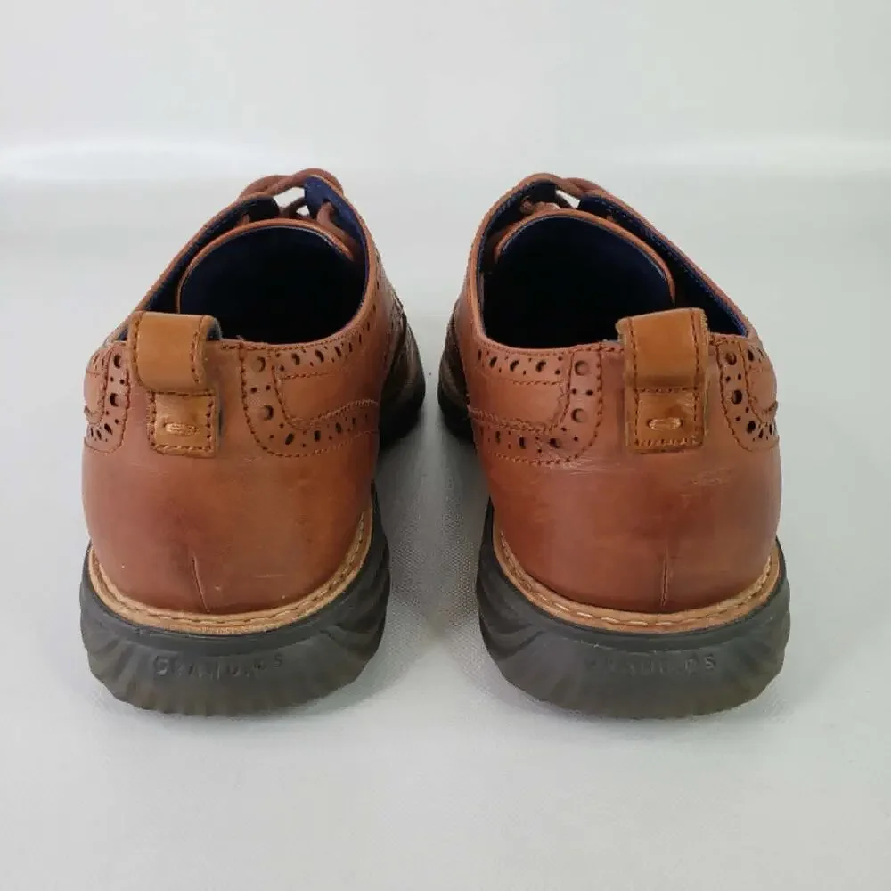 Cole Haan Grand Evolution Shortwing Men's Oxford Shoes Size 10.5 British Tan